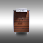 Arcadia 24-inch Double Cooktop Cabinet with Power Wok Burner