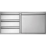 Door/Three Drawer Combo