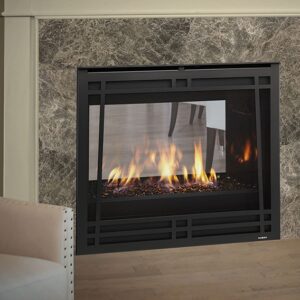 See-Through Gas Fireplace