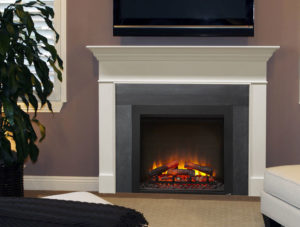 Built-In electric fireplace