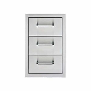 13 triple storage drawers