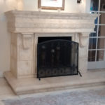 Aaron custom fireplace mantel