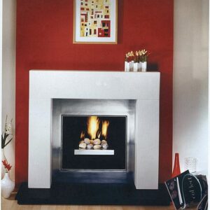 Allison mantel with polished fillers