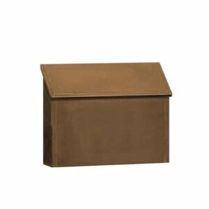Antique brass mailboxes