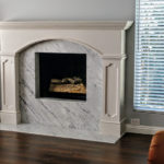 Arman fireplace mantel