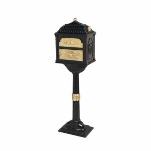 Black polished brass