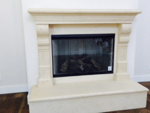 Cortina fireplace mantel