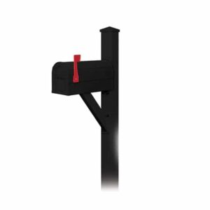 Decorative mailbox post