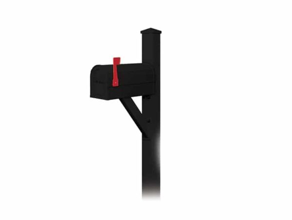 Decorative mailbox post