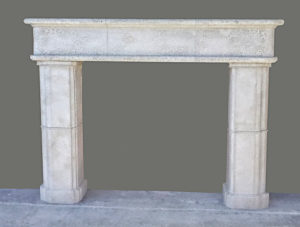 Donna cast stone fireplace mantel
