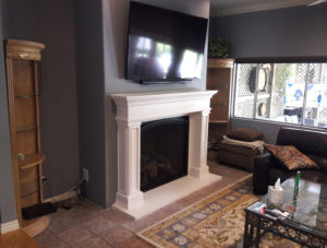 Georgia fireplace mantel