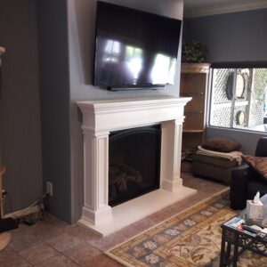 Georgia fireplace mantel