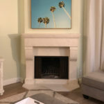 Jon fireplace mantel