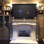 Karin fireplace mantel