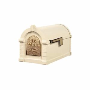 Keystone almond polished brass