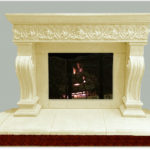 Lia fireplace mantel