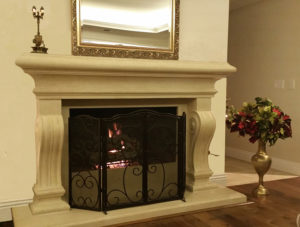 Monterey fireplace mantel