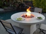 Mount lassen gas chat fire pit table