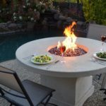Mount lassen gas chat fire pit table
