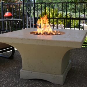 Mount shasta fire pit table