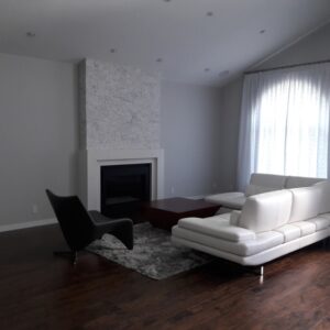 Oz white polished mantel