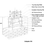 Adapter kit chimney component 1
