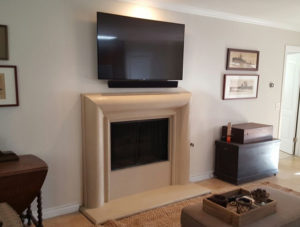 Suround fireplace mantel