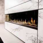 Flare Left Corner Modern Fireplace
