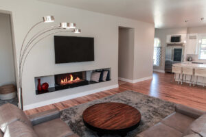 Double Corner Fireplace