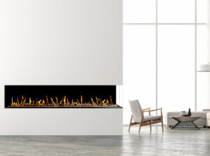 RC 80 Right Corner Fireplace