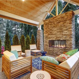 Outdoor Gas Fireplace