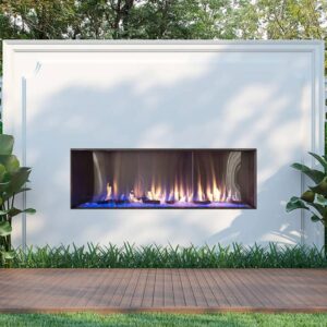 Front Facing Outdoor Fireplace