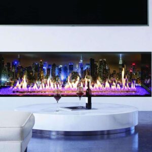 Single Sided Gas Fireplace