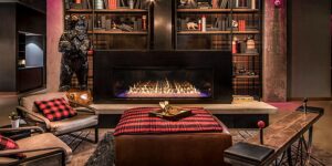 Single Sided Gas Fireplace