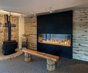 Single Sided Gas Fireplace