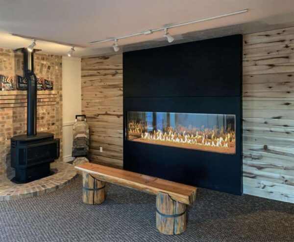 Single Sided Gas Fireplace