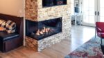 Left Corner Gas Fireplace