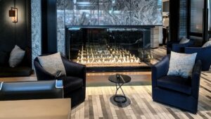 Galaxy Left Corner Fireplace