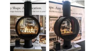 Unique Gas Fireplace