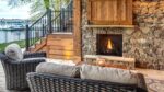 CourtYard Outdoor Gas fireplace