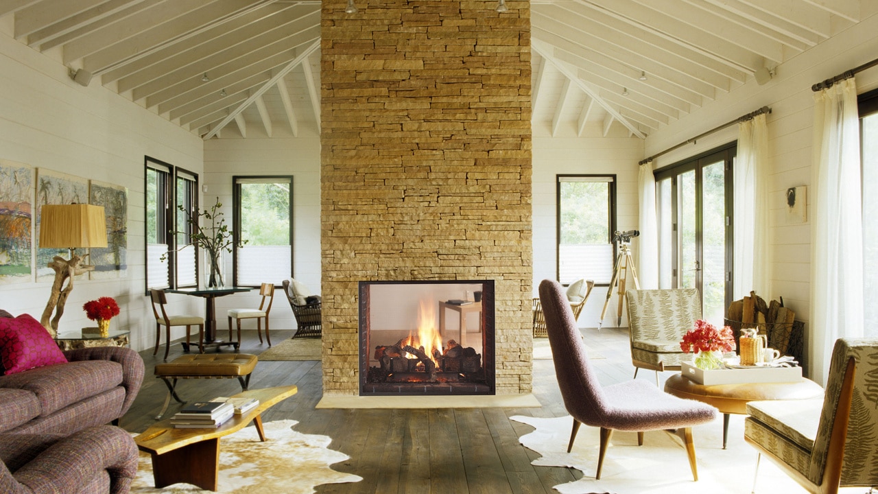 See-Through Gas Fireplaces, See-Through Gas Fireplaces, Encino Fireplace Shop