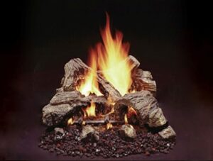 Duzy 2 Vented Gas Log Set 370x280