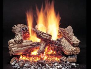 Duzy 3 Vented Gas Log Set 370x280