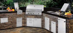 outdoor kitchen