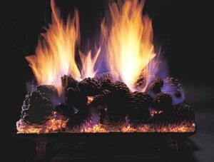 Pine Cones gas log