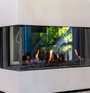 Encino Fireplace Featured on Luxe