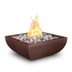 Avalon Hammered Copper Fire Bowl