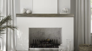 LXH Flat Sawn Beam Mantel Pale Honey Vignette 16 9 scaled