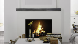 LXH Flat Sawn Beam Mantel Weathered Grey Vignette 16 9 scaled
